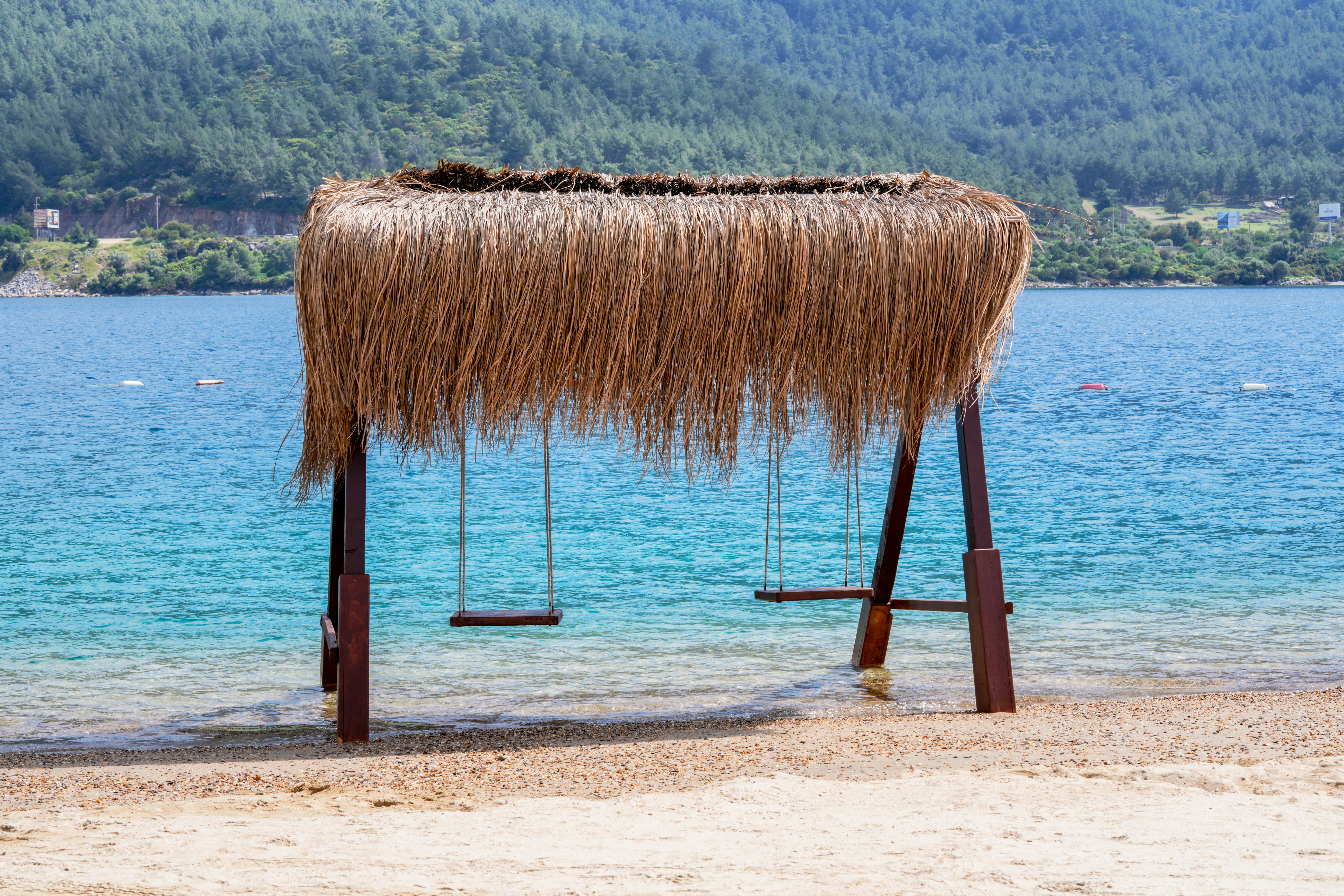 La Blanche Island Bodrum sahil ve ada atmosferi